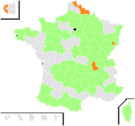 Napellus vulgaris Fourr. - carte de répartition