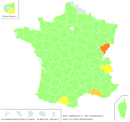 Aira praecox var. caryophyllea (L.) Royer - carte de répartition