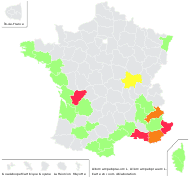 Allium halleri G.Don - carte de répartition