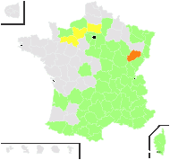 Mespilus amelanchier L. - carte de répartition