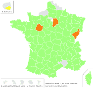 Anthemis arvensis proles agrestis (Wallr.) Rouy - carte de répartition