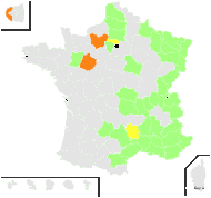 Anthemis tinctoria L. - carte de répartition