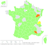 Antirrhinum majus L. - carte de répartition