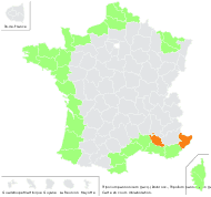 Aster tripolium L. - carte de répartition