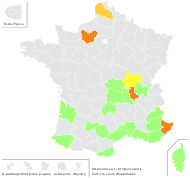 Atriplex rosea L. - carte de répartition