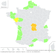 Bolboschoenus laticarpus Marhold, Hroudová, Ducháček & Zákr. - carte de répartition