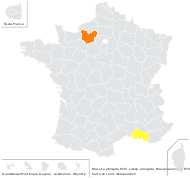 Brassica elongata Ehrh. subsp. elongata - carte de répartition