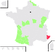 Carex umbrosa Host var. umbrosa - carte de répartition