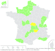 Cirsium arvense (L.) Scop. var. arvense - carte de répartition