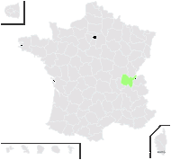 Cirsium ×candolleanum Nägeli - carte de répartition