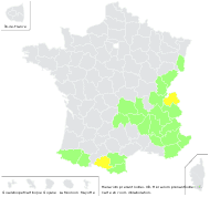 Hieracium prenanthoides Vill. - carte de répartition
