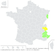 Hypochaeris uniflora Vill. - carte de répartition