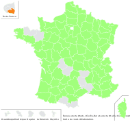 Berula erecta (Huds.) Coville - carte de répartition