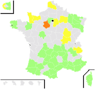 Brassica hispida Ten. - carte de répartition