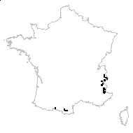 Serratula alpina L. - carte des observations