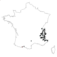 Pulsatilla alpina (L.) Delarbre subsp. alpina - carte des observations