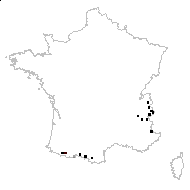 Cardamine alpina Willd. - carte des observations