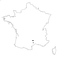 Arenaria ligericina Lecoq & Lamotte - carte des observations