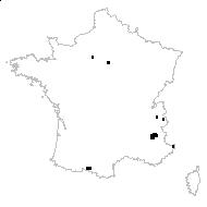 Rubus laevis Delarbre - carte des observations