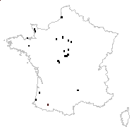 Scirpidiella fluitans (L.) Rauschert - carte des observations
