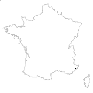 Crocus veluchensis Schott - carte des observations