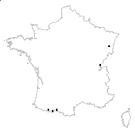 Dryopteris expansa var. alpina Viane - carte des observations