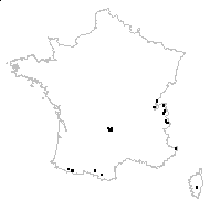 Cystopteris filix-fragilis subsp. alpina (Lam.) Jahand. & Maire - carte des observations