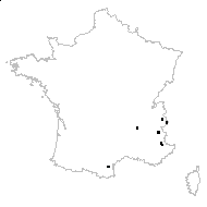 Hieracium pilosella subsp. peleterianum Celak. - carte des observations
