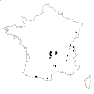 Serratula tinctoria subsp. monticola (Boreau) Berher - carte des observations