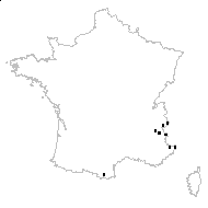 Minuartia recurva (All.) Schinz & Thell. subsp. recurva - carte des observations