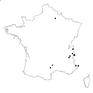 Helianthemum hirsutum Mérat - carte des observations