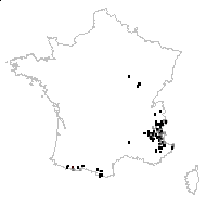 Scutellaria alpina L. - carte des observations