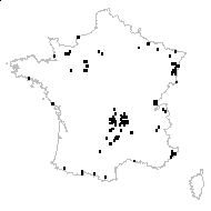 Thymus angulosus Dulac - carte des observations