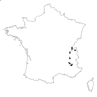 Orobanche laserpitii-sileris Reut. ex Jord. - carte des observations