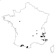 Thymus pulegioides L. subsp. pulegioides var. pulegioides - carte des observations