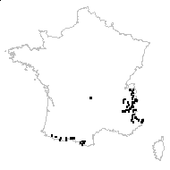 Soldanella alpina L. subsp. alpina - carte des observations