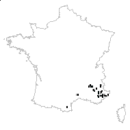 Paeonia officinalis L. - carte des observations