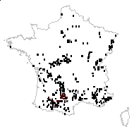 Filipendula vulgaris Moench - carte des observations