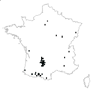 Fragaria viridis Weston subsp. viridis - carte des observations