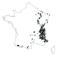 Rubus saxatilis L. - carte des observations