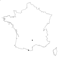 Euphrasia jaubertiana proles viscida Rouy - carte des observations