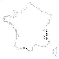 Luzula alpinopilosa (Chaix) Breistr. - carte des observations