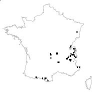 Streptopus amplexicaulis Poir. - carte des observations