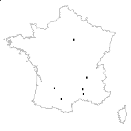 Andropogon besseri Kunth - carte des observations