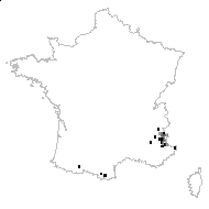 Juniperus sabina L. - carte des observations