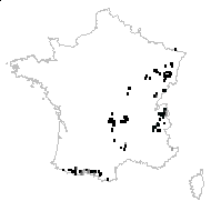 Lastrea phegopteris (L.) Bory - carte des observations