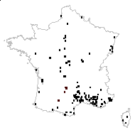 Anthemis granatensis Boiss. - carte des observations