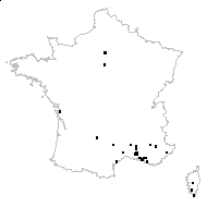 Centaurea calcitrapa L. var. calcitrapa - carte des observations